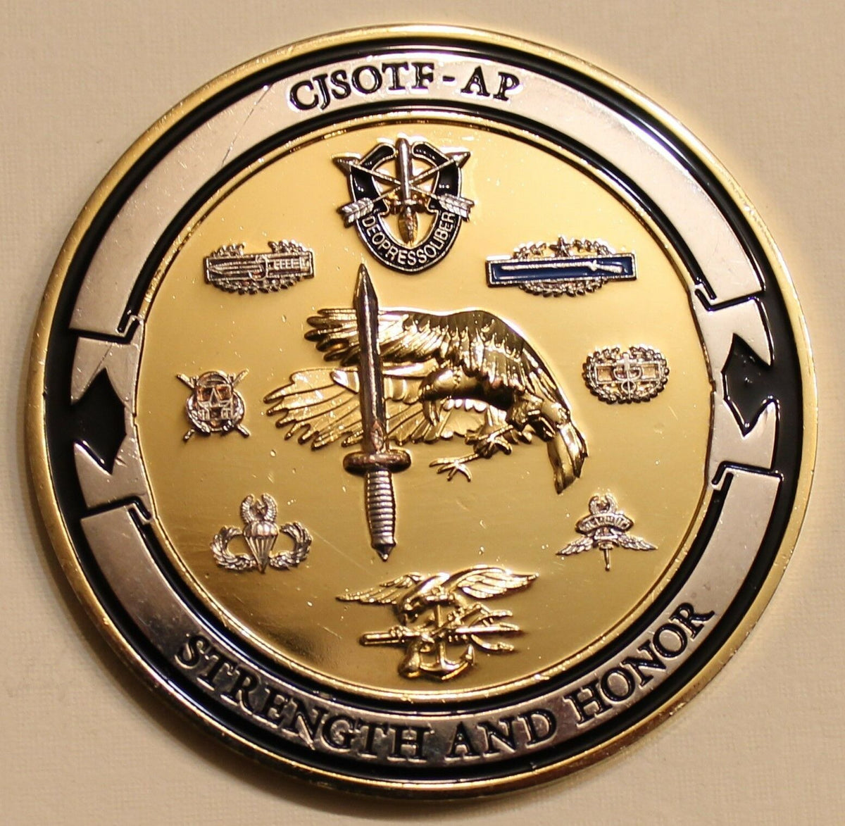 5th Special Forces Army Challenge Coin Lot (3 different coins) Rolyat Military Collectibles