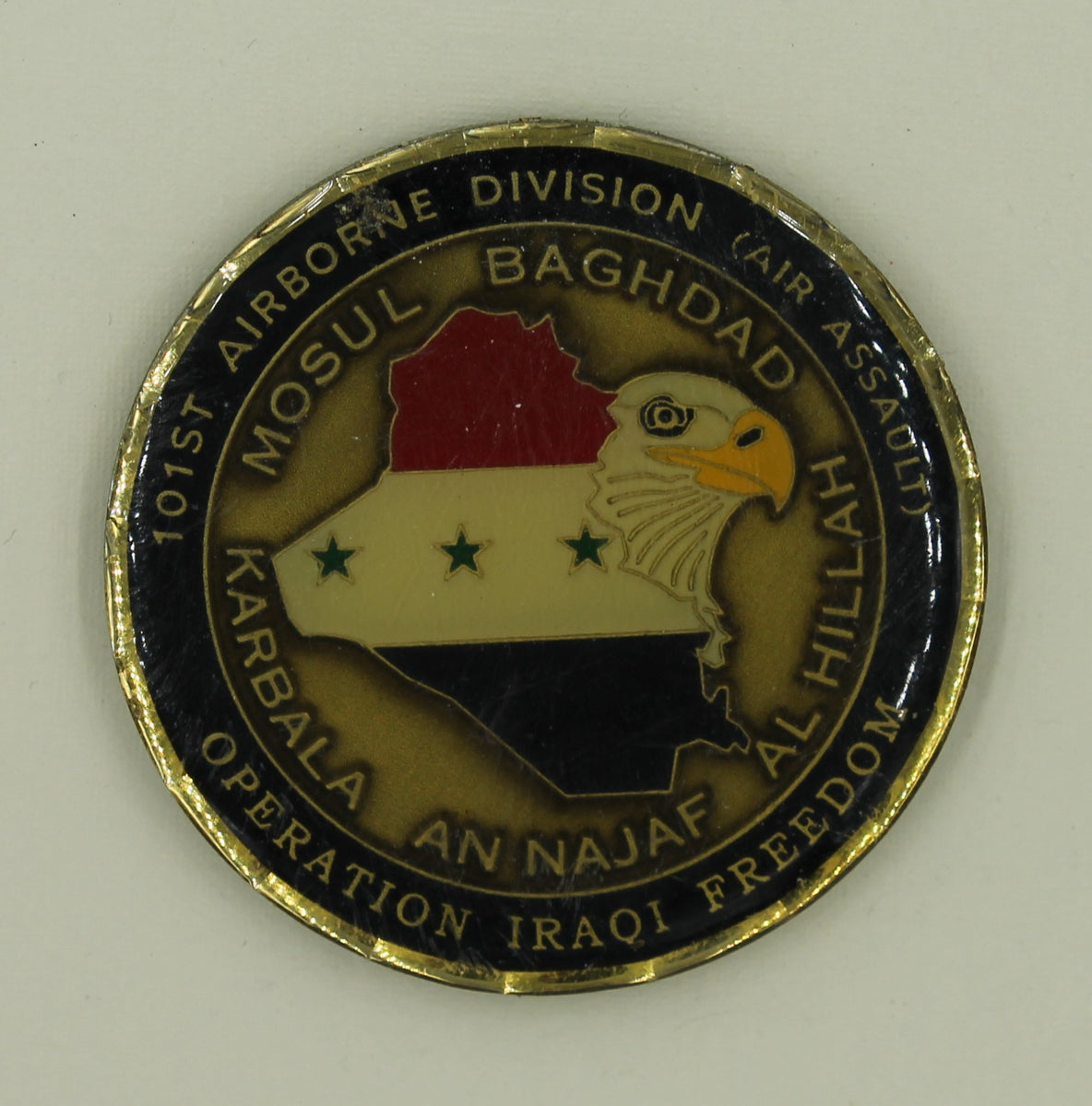 101st Airborne Division Op Iraqi Freedom 2003 Army Challenge Coin ...