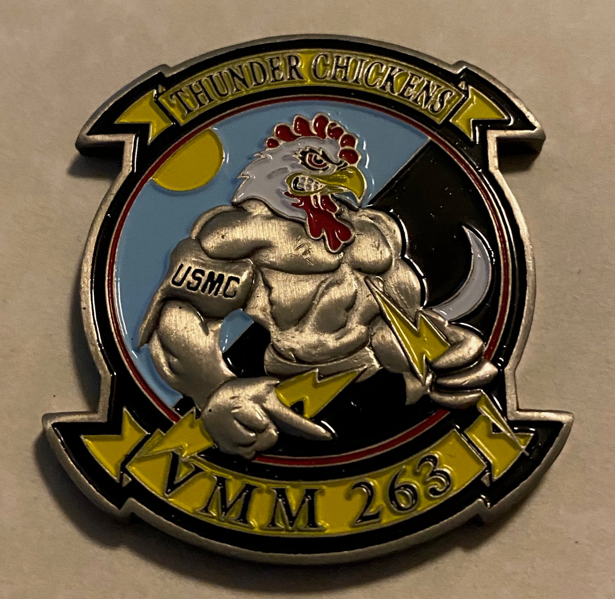 Marine Medium Tilt Rotor Squadron VMM-263 OIF 06-08 Challenge Coin