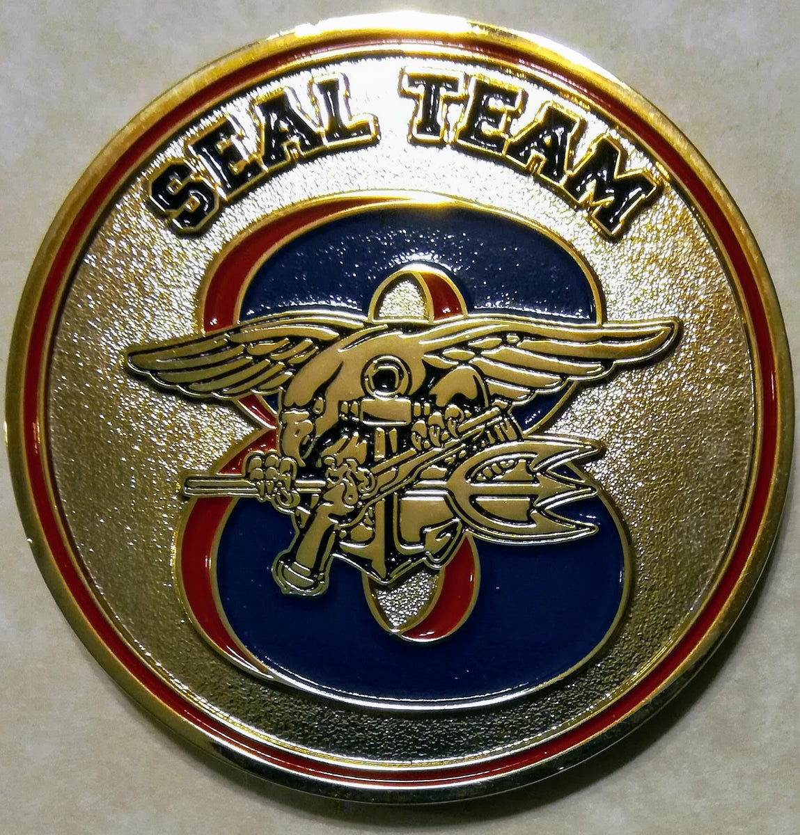 NAVY SEALs team 8 チャレンジ NAVY SEALs team 8 チャレンジコイン