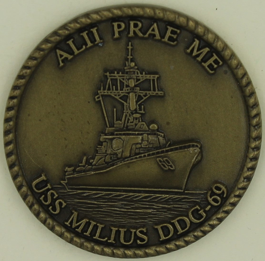 USS Milius DDG-69 Navy Challenge Coin – Rolyat Military Collectibles