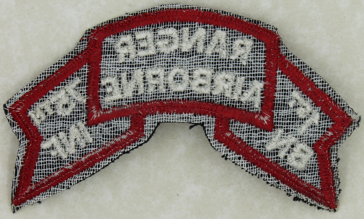 1st Ranger Battalion 75th Infantry Airborne 1970s Old Scroll Patch