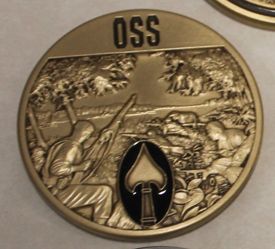 Office of Strategic Services OSS CIA Challenge Coin Rolyat