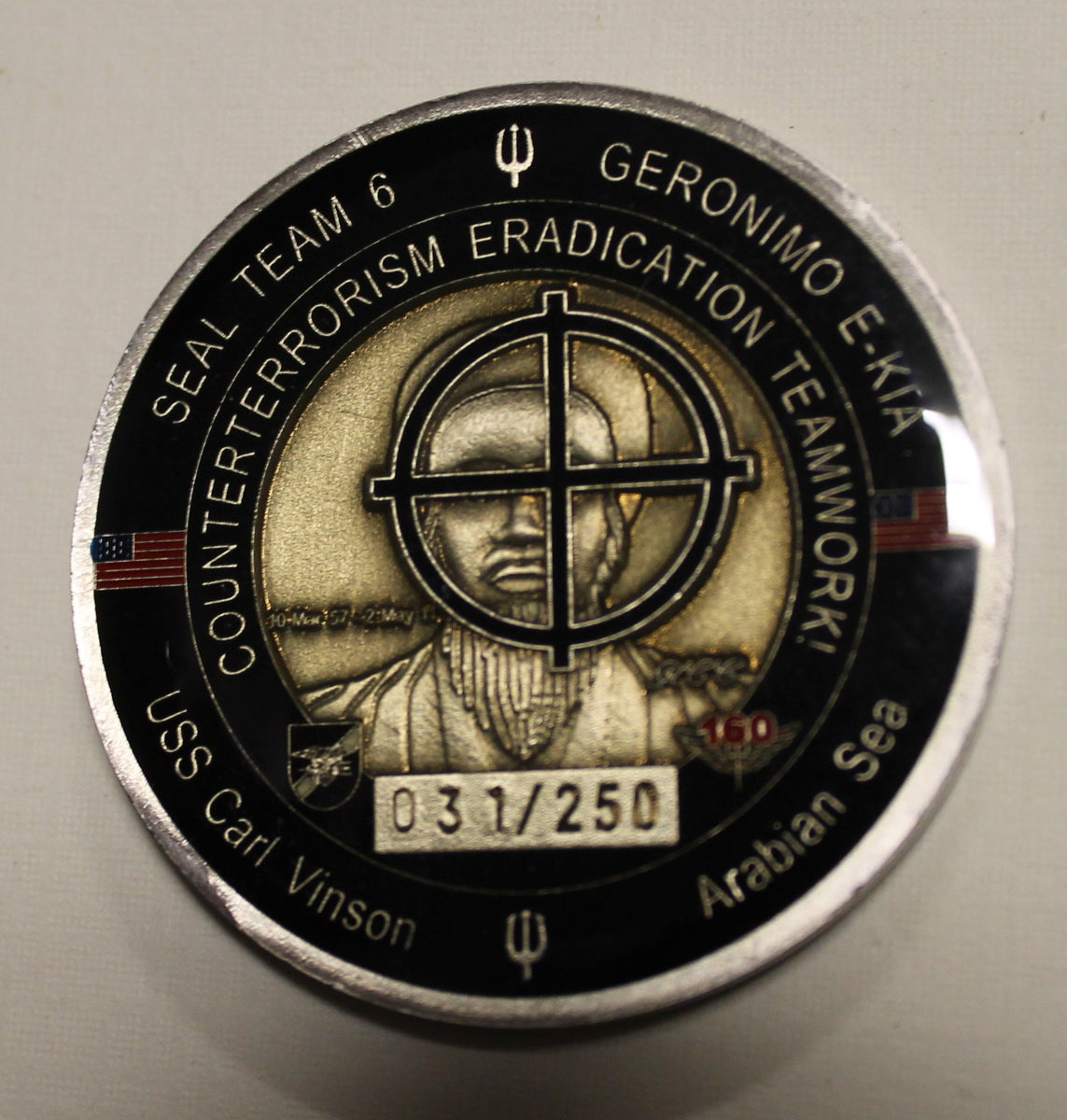 Écusson « Medal Of Honor » King Neptune Phosphorescent