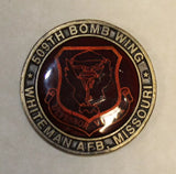 509th Bomb Wing B-2 Stealth Bomber #1 Whiteman AFB, MO Air Force Challenge Coin