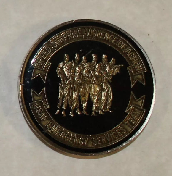 Hostage Rescue Counter Terrorism Air Force Emergency Service Team Challenge Coin / 51st Security Forces