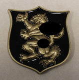 Naval Special Warfare SEAL Team 6 / Six Gold Squadron Cross Back Navy Challenge Coin