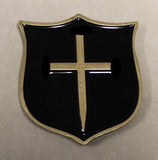 Naval Special Warfare SEAL Team 6 / Six Gold Squadron Cross Back Navy Challenge Coin