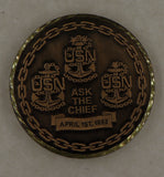 HSL-60 Jaguars Chief's Mess Navy Challenge Coin