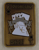 HSC-23 Wildcards est. 2006 Navy Challenge Coin