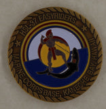 HSL-37 Easyriders Marine Corps Base Kaneohe Bay Hawaii Navy Challenge Coin