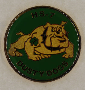 HS-7 Dusty Dogs Chief's Mess Navy Challenge Coin