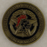 Helicopter Command Squadron Four Black Knights Navy Challenge Coin
