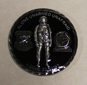 Reconnaissance U2 / U-2 Dragon Lady Spy Plane CIA Antique Silver Air Force Challenge Coin