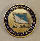 Chairman Joint Chiefs of Staff Admiral Mike Mullen Challenge Coin