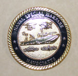 Naval Special Warfare NAVSCIATTS Small Craft Instructor Navy Challenge Coin