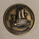 SEAL Team 18 / Eighteen Naval Special Warfare Task Element Charlie NSWTFE-C Deployment 2022 South Korea Bronze Navy Challenge Coin