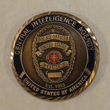 Central Intelligence Agency CIA Police One Team One Mission Challenge Coin