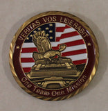 Central Intelligence Agency CIA Police One Team One Mission Challenge Coin