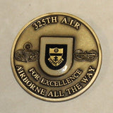 82nd Airborne Division 325th Airborne Infantry Regiment AIR Genada Army Challenge Coin.