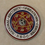 National Security Agency NSA National Security Operations Center NSOC SIGINT Team One / 1 Spying Challenge Coin