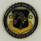 PACAF Inspector General Bearcats Air Force Challenge Coin