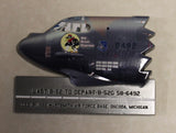 Wurtsmith B-52 BOMBER BUFF First & Last departure flights   Air Force Challenge Coin