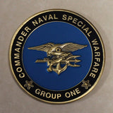 Ragged Old Flag, Commander Naval Special Warfare Group 1 - SEAL Teams Navy Challenge Coin