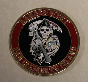 Naval Special Warfare Command Ranges West San Clemente Island Range Complex Navy SEAL Challenge Coin