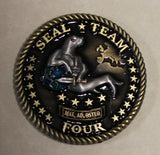 SEAL Team 4 / Four / Heritage Underwater Demolition Team UDT-21 Frogman Navy Challenge Coin