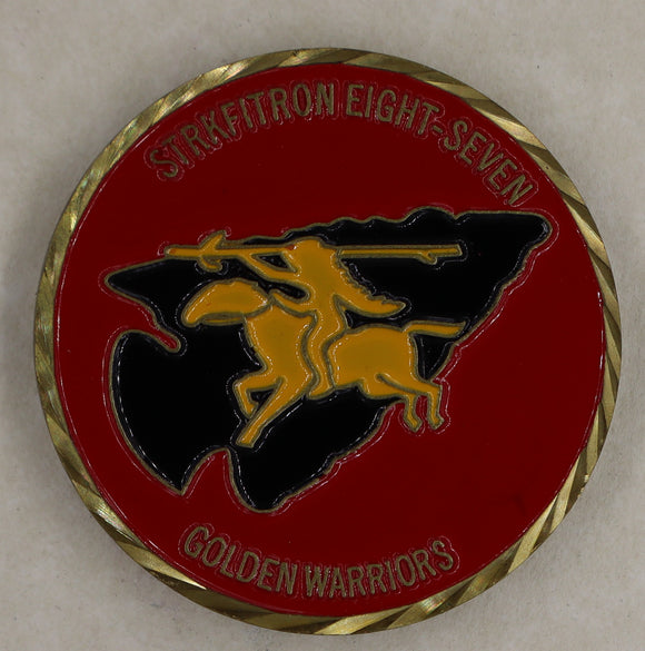 Strike Fighter Squadron 87 (VFA-87) Golden Warriors Navy Challenge Coin