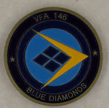 Strike Fighter Squadron 146 (VFA-146) Blue Diamonds Navy Challenge Coin