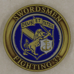 Strike Fighter Squadron 32 (VFA-32) Fighting Swordsmen Navy Challenge Coin