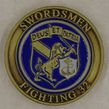 Strike Fighter Squadron 32 (VFA-32) Fighting Swordsmen Navy Challenge Coin