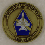 Strike Fighter Squadron 32 (VFA-32) Fighting Swordsmen Navy Challenge Coin