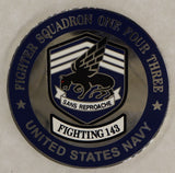 Strike Fighter Squadron 143 (VFA-143) Pukin' Dogs Navy Challenge Coin