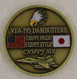 Strike Fighter Squadron 195 (VFA-195) Dambusters Navy Challenge Coin