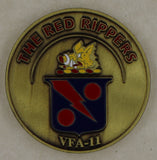 Strike Fighter Squadron 11 (VFA-11) Red Rippers Navy Challenge Coin