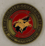 Strike Fighter Squadron 87 (VFA-87) Golden Warriors CPO Mess Navy Challenge Coin