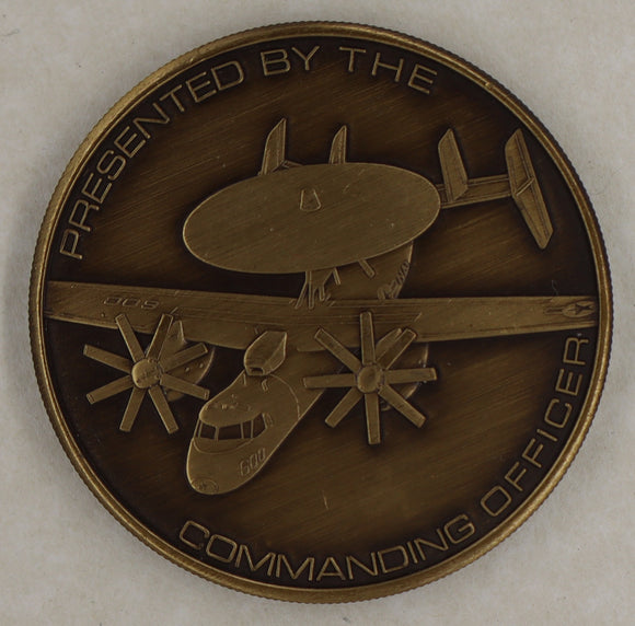 Airborne Command & Control Squadron 117 (VAW-117) Commanders Navy Challenge Coin
