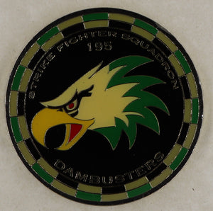 Strike Fighter Squadron 195 (VFA-195) Dambusters CDR William Gotten Navy Challenge Coin