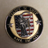 SEAL Grim Reaper Sniper Team's 'N Sh!t Kill Em All Navy Challenge Coin / Type-2