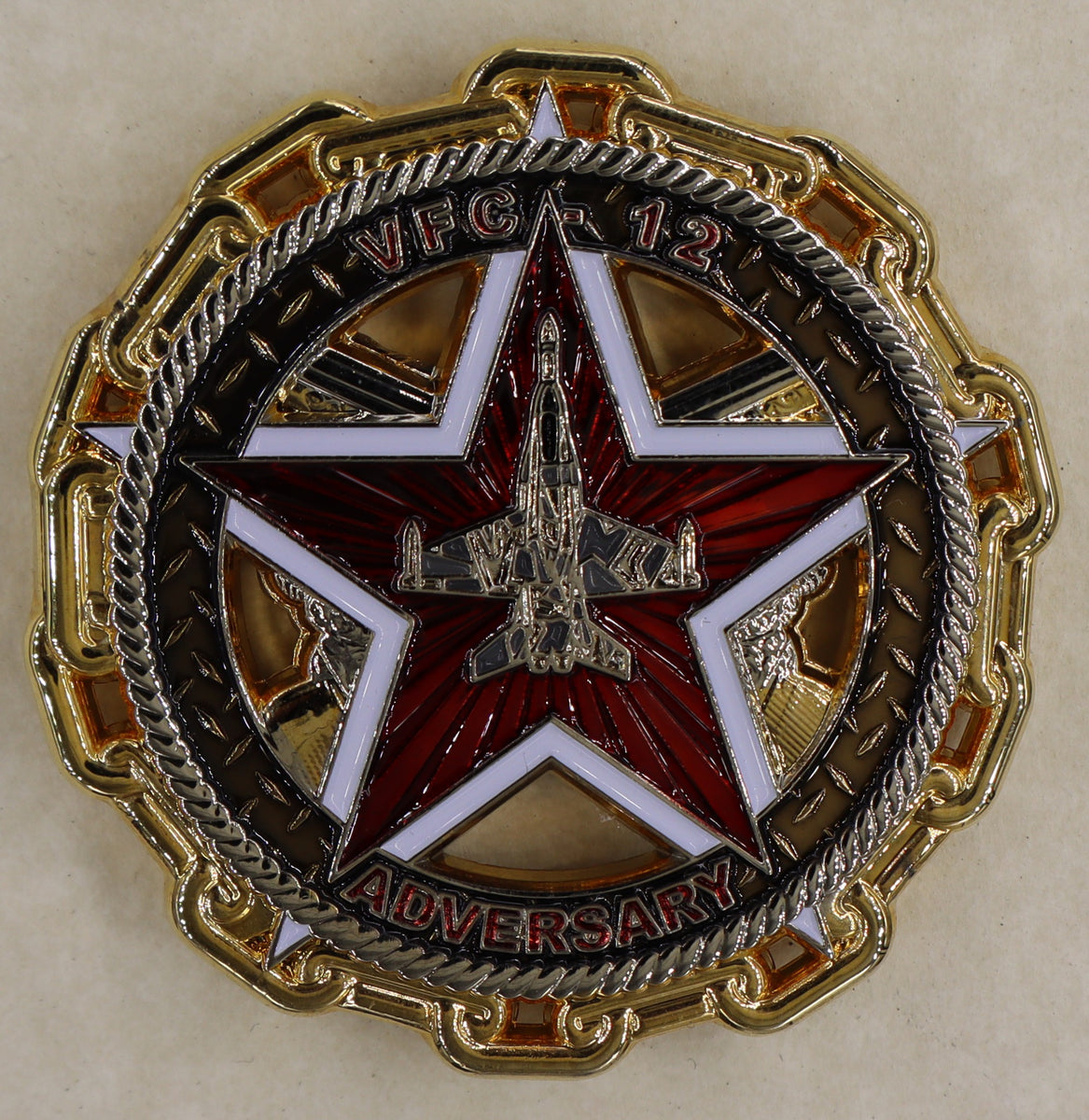 Fighter Squadron Composite 12 (VFC-12) CPO Mess Navy Challenge Coin ...