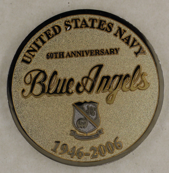 Blue Angels 60th Anniversary Navy Challenge Coin