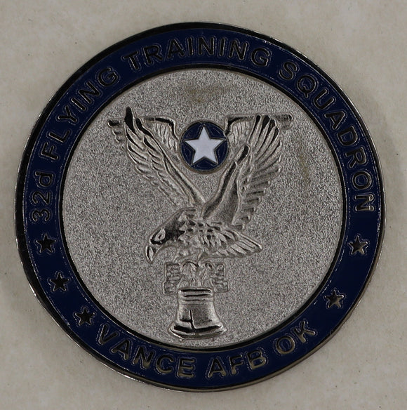 32d Flying Training Squadron Vance AFB OK Air Force Challenge Coin