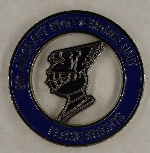 9th Aircraft Maintenance Unit Flying Knights Air Force Challenge Coin