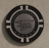 Naval Special Warfare SEAL Team 6 / Six DEVGRU 6th Annual Sniper Summit 2017 Navy Poker Chip Challenge Coin