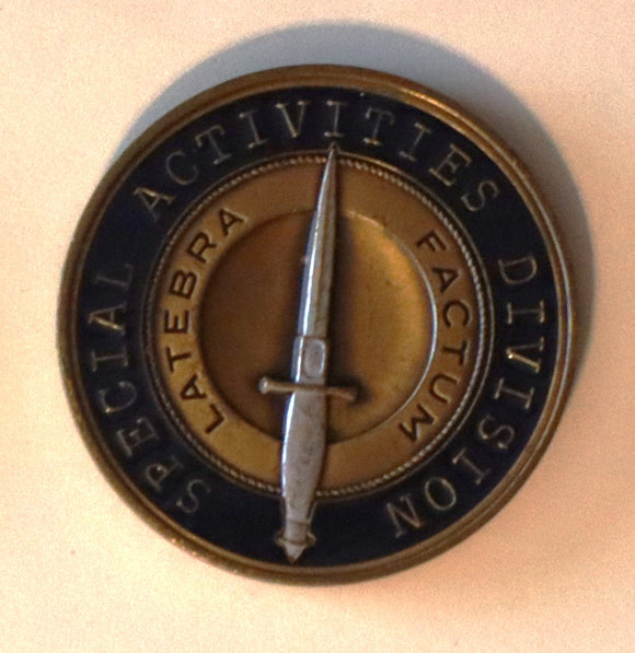 CIA Special Ops Group Special Activities Division SADC hallenge Coin