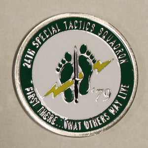 24th Special Tactics Squadron CCT / PJ / Pararescue Air Force Challenge Coin