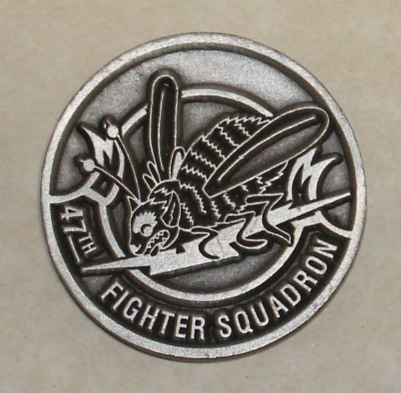 47th Fighter Squadron A-10 Warthog Tank Buster Air Force Challenge Coin